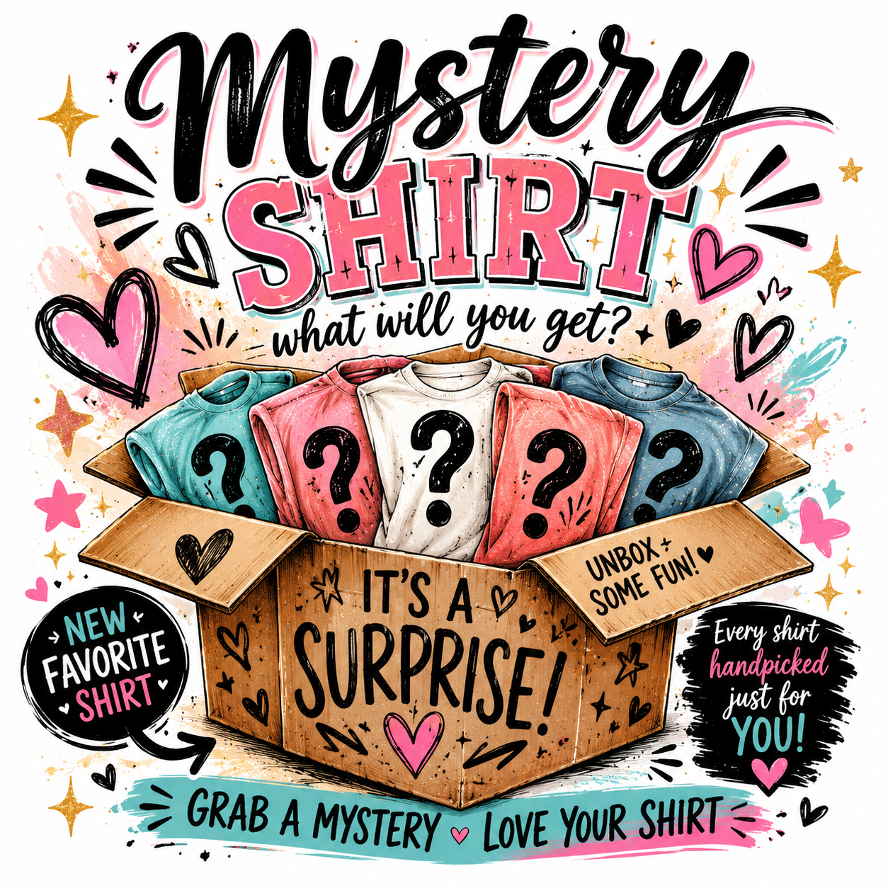 Mystery Tee | You Never Know What You’ll Get