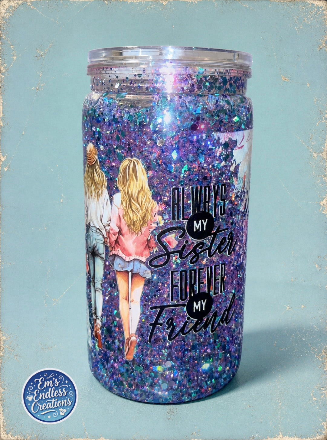 16 oz Snowglobe Tumbler ✨