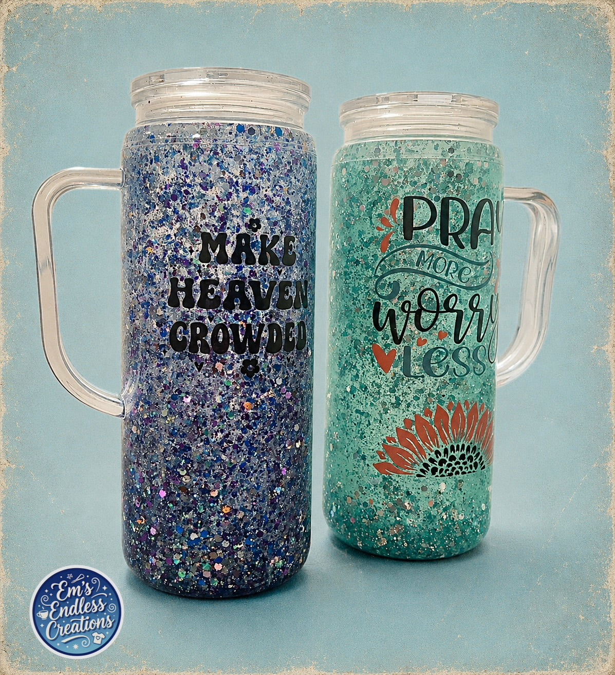 20 oz Snowglobe Tumbler ✨